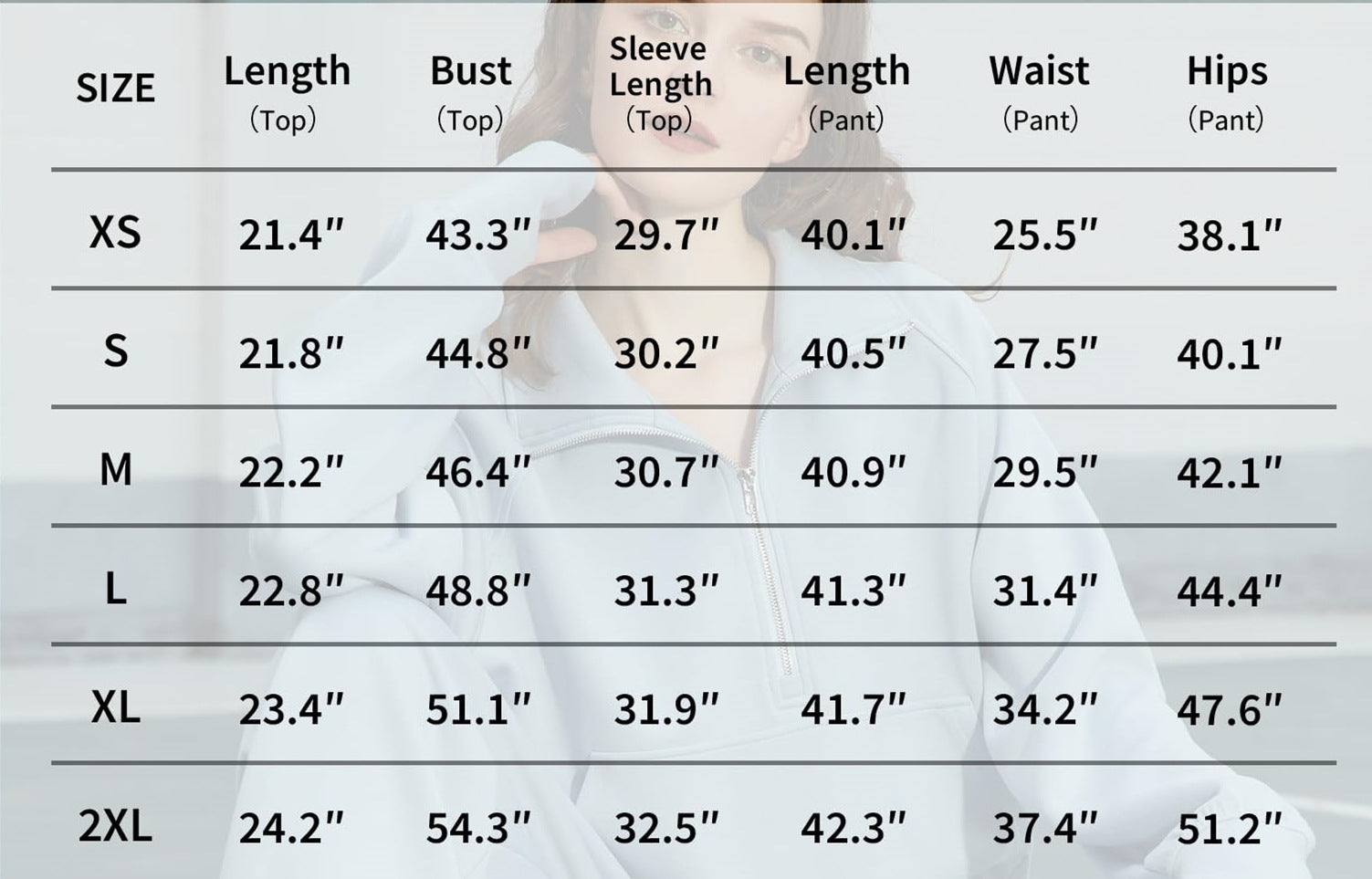OVERWORETY Women's Sweatsuits 2 Piece Outfits Lounge Sets, Casual Sweat Sets for Fall and Winter, Half Zip Pullover and Baggy Sweatpants with Pockets