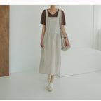OVERWORETY Overall Pinafore Dress s for Women Summer Casual Cover Up