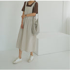 OVERWORETY Overall Pinafore Dress s for Women Summer Casual Cover Up