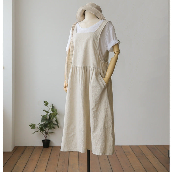 OVERWORETY Overall Pinafore Dress s for Women Summer Casual Cover Up